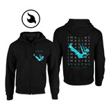 Buzo Hoddie Capota Cremallera Edición Imagine Dragons Act 