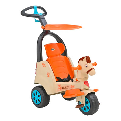 Triciclo Prinsel Super Trike 2 En 1 Caballito Multicolor | Meses sin interés