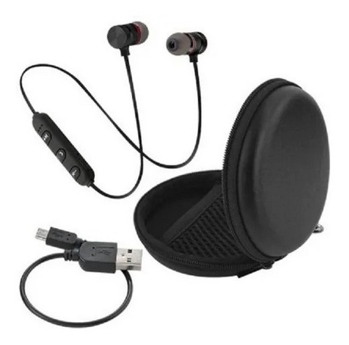 Audífonos Portatiles Inalambricos Con Bluetooth Y Estuche