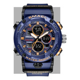 Reloj Smael 8038 Azul Apto Natacion