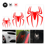 3pzs Calcomania Spiderman Araña Auto Moto Sticker Decorativo