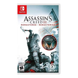 Novo Lacrado Assassin's Creed 3 Iii Nintendo Switch + Brinde