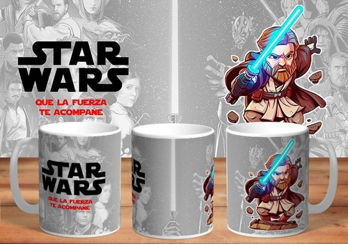 Taza - Tazón De Ceramica Sublimada Star Wars: Obi-wan Kenobi