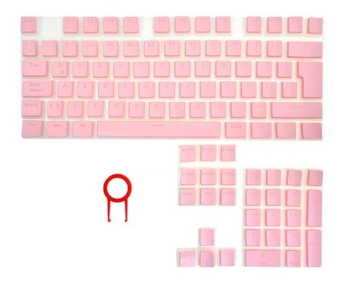 Set De Keycaps Redragon A130b-sp Scarab Rosa Pink