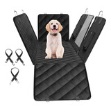 Funda De Asiento Para Perro Impermeable Negro (137x147cm)