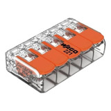 Kit Com 50 Conectores Emenda Até 4mm 5 Fios 221-415 - Wago
