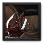 Quadro Decorativo - Vinho - 33cm X 33cm - 137qdc