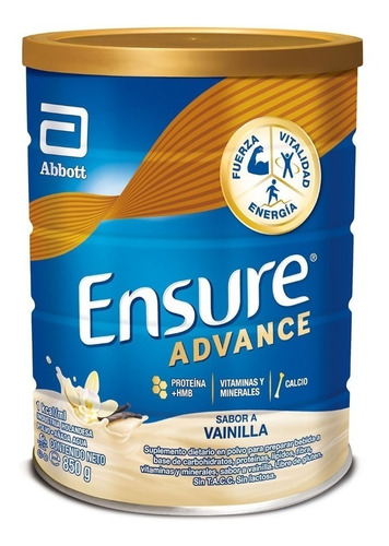 Combo Ensure Advance Polvo 850gr Vainilla Pack X 12 Unidades