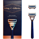 King C. Gillette Maquinilla De Afeitar, Mango Más 2 Recambio