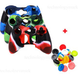 Silicona Protector Control Xbox360 Gratis 2 Grips Anti Golpe