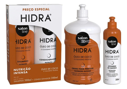 Kit Capilar Completo Hidra Coco Nutrição E Hidratação