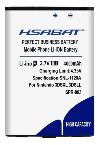 Bateria Para 3ds Xl / New 3ds Xl Hsabat 4000mah - Nova