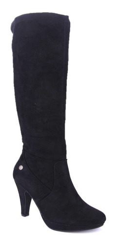 Bota Chalada Mujer Plataform-7 Negro Moda