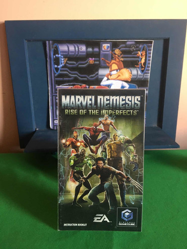 Game Cube Marvel Nemesis Manual De Instrução