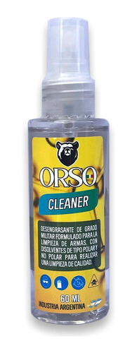 Orso Cleaner - Limpiador Desengrasante Armas Grado Militar