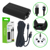 Kit P/ Controle Compativel Xbox Series S E X Cabo + Bateria