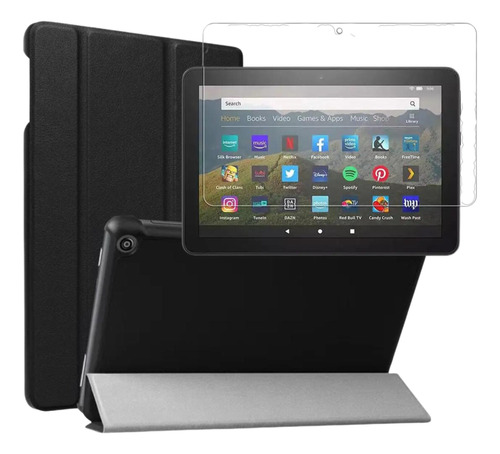 Capa Case Para Tablet Amazon Fire Hd 10 10.1 2021 + Brinde 