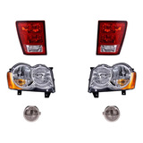 Paq Calaveras Y 4 Faros Grand Cherokee 2008/2010 Depo