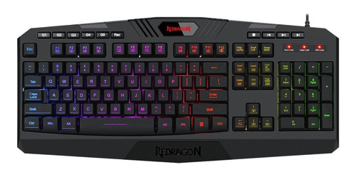 Teclado Redragon Harpe Pro K503 Led 7 Colores Gamer Español