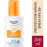 Eucerin Sun Fps50 Kids Spray Protector Solar Niños +12 Meses