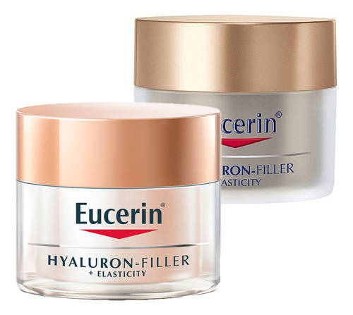 Eucerin Combo Hyaluron Filler + Elasticity Crema Dia + Noche