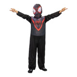 Disfraz Spiderman Negro Miles Morales Super Precio New Toys