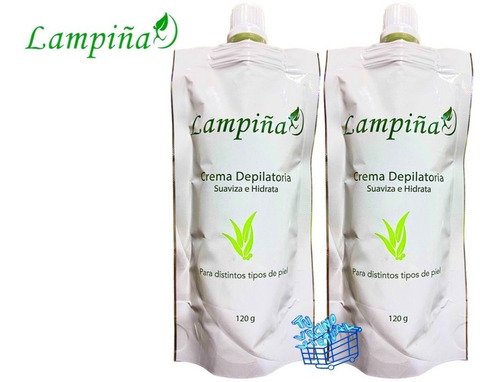 Lampiña Crema Depilatoria 2tubo - g a $260