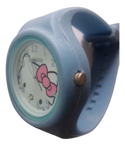 Reloj Pulsera Mujer/nena Hello Kitty Malla Celeste Quartz