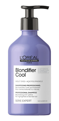 Loreal Blondifier Cool Shampoo Serie Expert 500 Ml