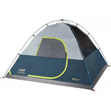 Tienda Casa De Campaña Sundome 6 Personas Azul/verde Coleman