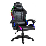 Silla Gamer Ergonomica Empoli Thunder Con Rgb Color Negro