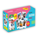 Combo De Filmes Fujifilm Instax Mini Branco 100 Fotos