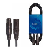 Cable Xlr (cannon) 6 Metros Microfono - Kwc Neon 120 Oferta!