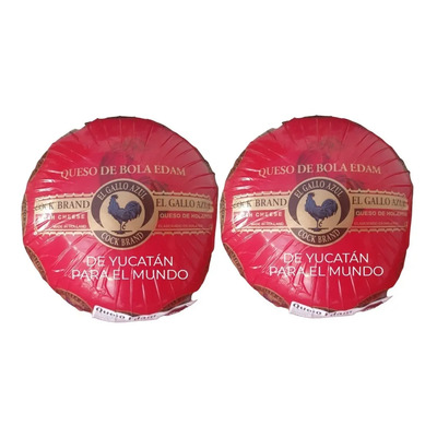 2 Quesos De Bola Edam Gallo Azul 1.5kg C\u002Fu - Envío Gratis | Envío gratis