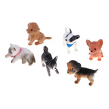 6 Unids 1/12 De Mascota En Miniatura Accesorios Para Casa De