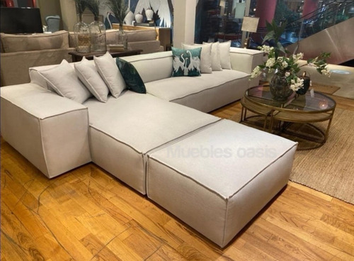 Sofa Sillon Esquinero Venecia Moderno Y Elegante Chenille