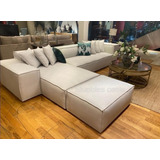 Sofa Sillon Esquinero Venecia Moderno Y Elegante Chenille