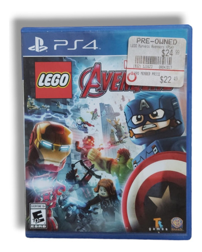 Juego Super Heroes Aventura Lego Avengers Playstation 4 