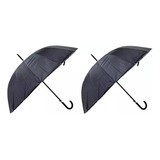 Paraguas Lluvia Grande Proteccion Uv Quitasol  X2 Unidades