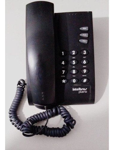 Telefone Fixo Pleno Preto Intelbras