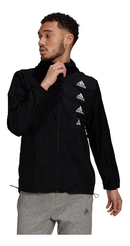 Jaqueta Corta Vento adidas Essentials Gradient Logo