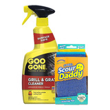 Limpiador De Parrilla Goo Gone 710 Ml + Esponjas Scour Daddy