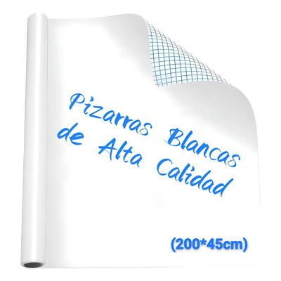 Rollo Pizarrón Blanco Adhesiva 200 * 45cm Con Marcador | MercadoLibre