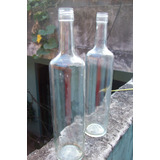 Botella Vidrio Transparente 75 Cc Pico Rosca Miel Licor 