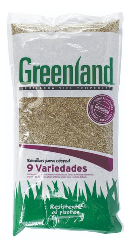 Semillas De Cesped 4 Estaciones 9 Variedades 500gr Greenland