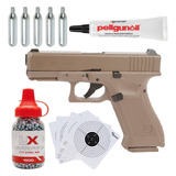 Airsoft Glock 19x Co2 .177 4.5mm Blowback Gen 5 Xchws C