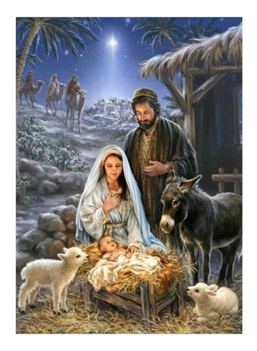 Cuadro Pesebre Nacimiento De Jesús Navidad