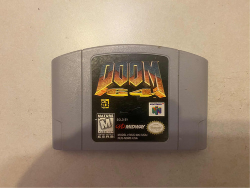 Cartucho Nintendo 64 Doom Americano