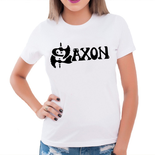 Camiseta Feminina Saxon - 100% Algodão