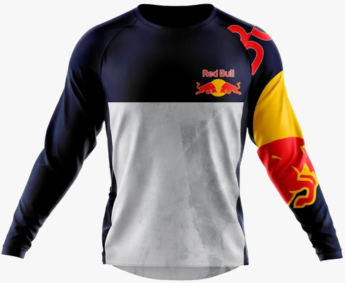 Jersey Mtb - Redbull Texture - Buzo Ciclismo - 100% Nacional